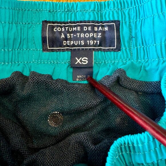 VILEBREQUIN Moorea Pranayian Turtle Swim Trunks Mens XS Turtles Board Shorts - Picture 8 of 9